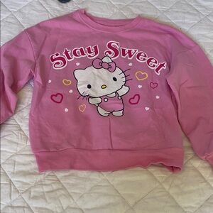 Hello Kitty Pink Crew Neck Sweater